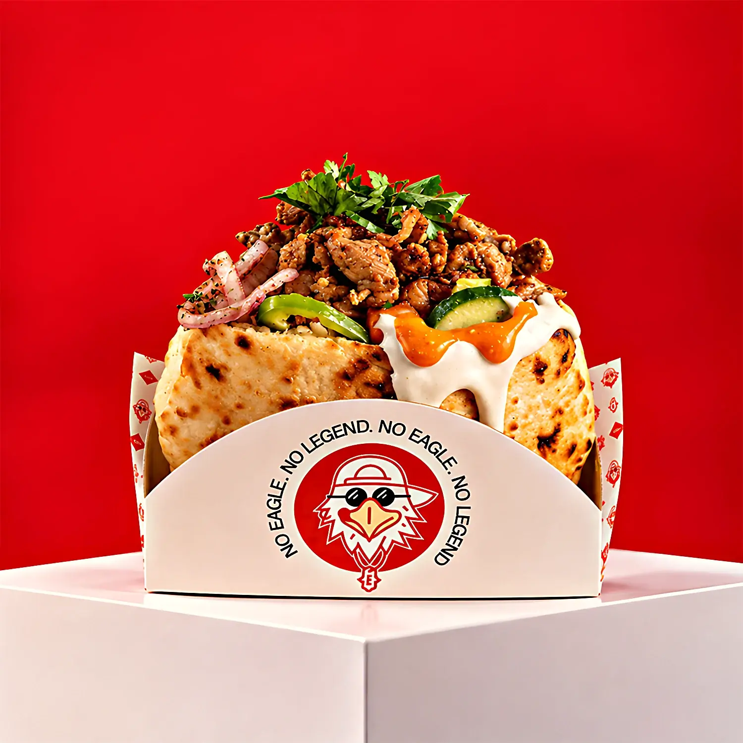 Eagle Box Pita — Chicken